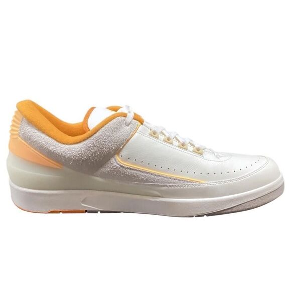 Nike Sneakers Men 18 White Yellow Air Jordan 2 Retro Low Craft Sail Melon NEW main image 6